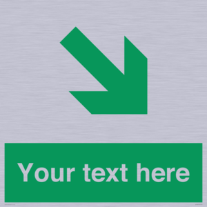 Custom Safe condition: Green Down right arrow